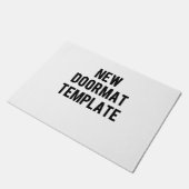 Neue Fußmatten-Schablone Fußmatte (Schrägansicht)