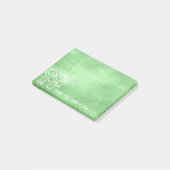 Neue Gastgeschenk Hochzeit Danke Chalkboard Lemon  Post-it Klebezettel (angewinkelt)