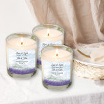 Neue Gastgeschenk Hochzeit Mountain Lavender Quadratischer Aufkleber<br><div class="desc">Liebe & Licht aus dem neuen Mr. & Mrs., personalisierte Hochzeitsaufkleber, perfekt für einen Hochzeitsort oder eine Hochzeit in Urlaubsort in landschaftlicher Landschaft. Das Design besticht durch moderne Typografie und eine idyllische Aquarelllandschaft. Die traumhafte Bergkammszene zeigt Berge, grüne Hügel und eine friedliche Talwiese mit Lavendelwüsten, lila Wildblumen oder Heidemoor im...</div>