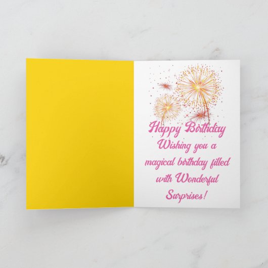 Neue Geburtskarte Karte (Innenseite)