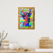 Neue Geometrien Poster (Küche)