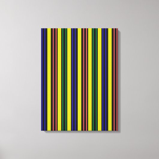 Neue geometrische farbige, rechteckige Gestaltung, Leinwanddruck (Vorderseite)