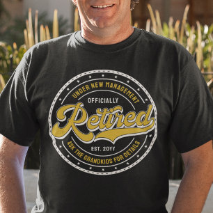Neue Geschäftsführung Fragt Enkelkinder Lustiger R T-Shirt