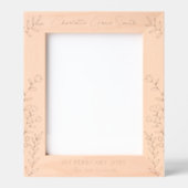 Neue Geschenke für Großeltern - Neugeborene Geätzte Rahmen (Vorderseite)