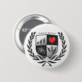 Neue Gesellschaft des Freethinkers-Knopfes Button (Vorne & Hinten)