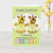 Neue Glückwünsche für Große Großeltern - Karte (Gelbe Blume)