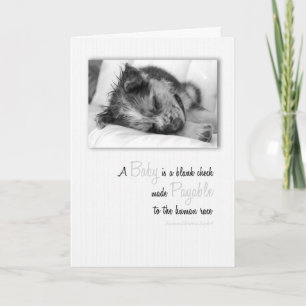 Neue Glückwünsche für Welppy Baby Karte