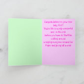 Neue Glückwünsche!! Karte (Innenseite)