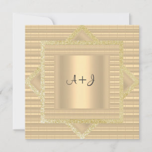 NEUE GOLD SEPIA ELEGANT WEDING INVITATION EINLADUNG