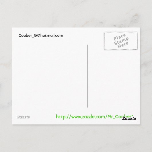 Neue Goodies 2 Postkarten (Rückseite)