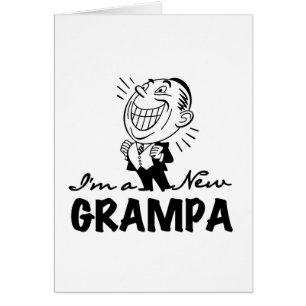 Neue Grampa T - Shirt und Geschenke lächeln