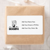 Neue Grampa T - Shirt und Geschenke lächeln (Insitu)