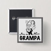 Neue Grampa T - Shirt und Geschenke lächeln Button (Vorne & Hinten)