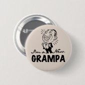Neue Grampa T - Shirt und Geschenke lächeln Button (Vorne & Hinten)