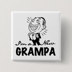 Neue Grampa T - Shirt und Geschenke lächeln Button