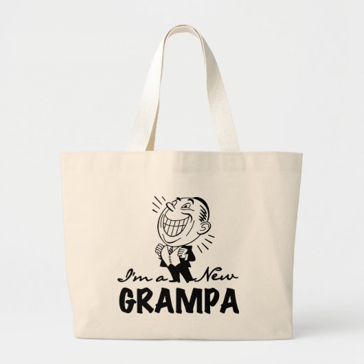 Neue Grampa T - Shirt und Geschenke lächeln Jumbo Stoffbeutel (Vorne)