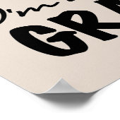 Neue Grampa T - Shirt und Geschenke lächeln Poster (Ecke)