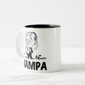 Neue Grampa T - Shirt und Geschenke lächeln Zweifarbige Tasse (Vorderseite Links)