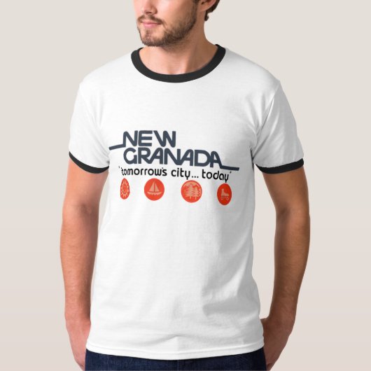 Neue Granada-Morgen-Stadt heute T-Shirt (Vorderseite)