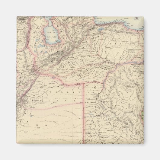 Neue Granada und Venezuela Magnet (Vorne)
