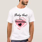 Neue Grandma Baby Girl Tshirts und Geschenke (Vorderseite)