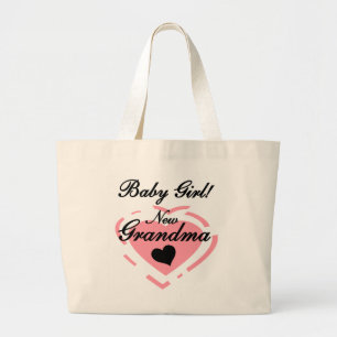 Neue Grandma Baby Girl Tshirts und Geschenke Jumbo Stoffbeutel
