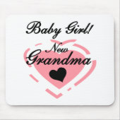 Neue Grandma Baby Girl Tshirts und Geschenke Mousepad (Vorne)