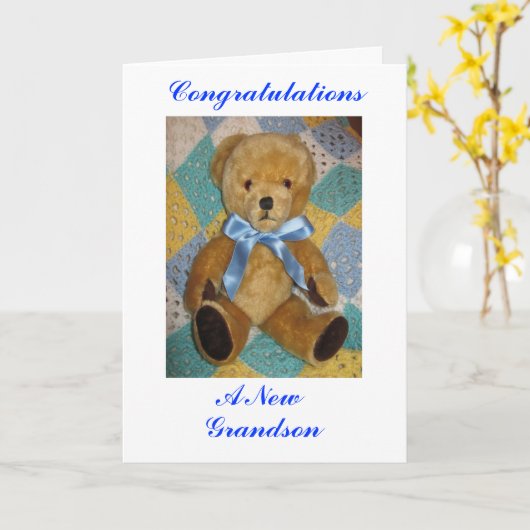 Neue Grandson Card Karte (Gelbe Blume)