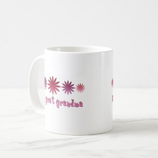 Neue große Großmutter Kaffeetasse (Vorderseite Links)