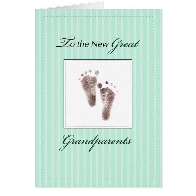 Neue Großeltern des Babys, neutrale grüne (Vorne)