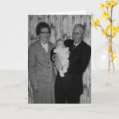 Neue Großeltern-Karte (kundengerecht) Karte (Gelbe Blume)