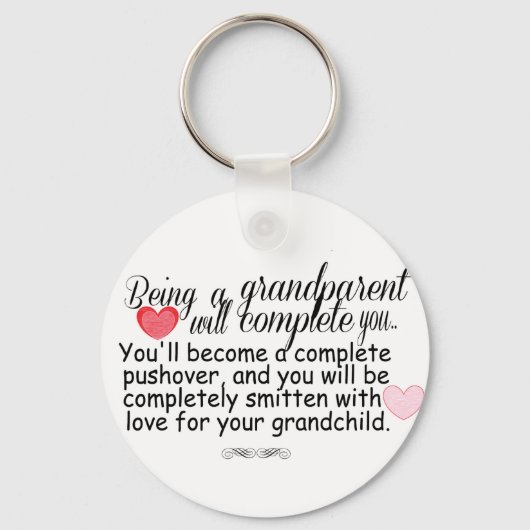 Neue Großeltern Schlüsselanhänger (Vorderseite)
