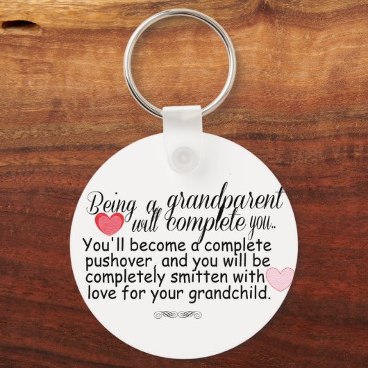 Neue Großeltern Schlüsselanhänger (Vorderseite)