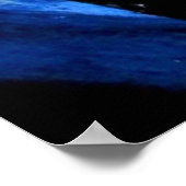 NEUE GRÖSSERE BLUE FLAMING POCKET ACES POKER ART POSTER (Ecke)