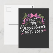 Neue Großmutter Erstgroßmutter Oma 2020 Familie Postkarte (Vorne/Hinten)