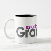 Neue Großmutter stellte 2012 her Zweifarbige Tasse (Links)