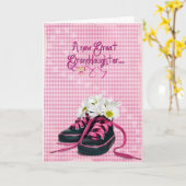 Neue Großtochter Karte (Gelbe Blume)