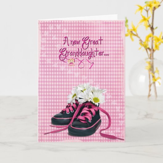 Neue Großtochter Karte (Gelbe Blume)