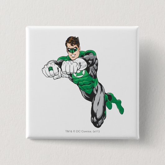 Neue grüne Lantern 1 Button (Vorderseite)