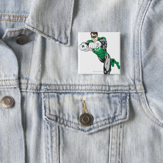 Neue grüne Lantern 1 Button (Beispiel)