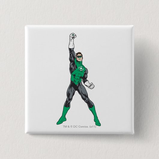 Neue grüne Lantern 2 2 Button (Vorderseite)
