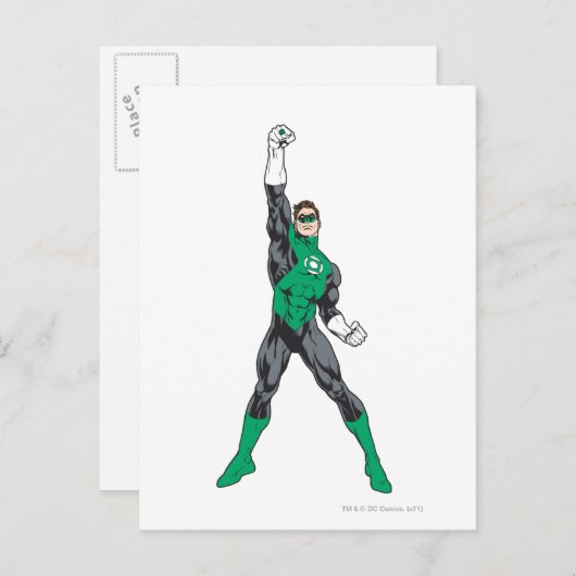 Neue grüne Lantern 2 2 Postkarte (Vorne/Hinten)