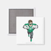 Neue grüne Lantern 3 Magnet (Vorderseite/Rückseite)