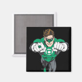 Neue grüne Lantern 3 Magnet (Vorderseite/Rückseite)