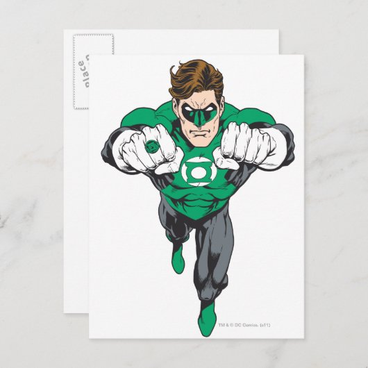 Neue grüne Lantern 3 Postkarte (Vorne/Hinten)