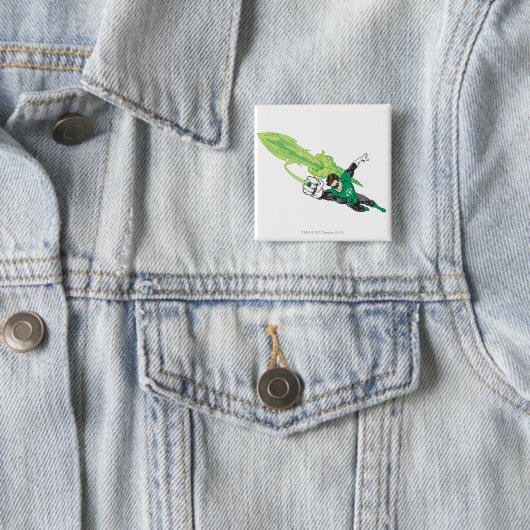 Neue grüne Lantern 5 Button (Beispiel)