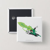 Neue grüne Lantern 5 Button (Vorne & Hinten)