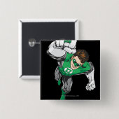 Neue grüne Lantern 6 Button (Vorne & Hinten)