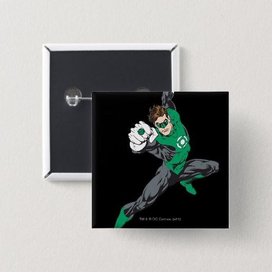 Neue grüne Lantern 7 Button (Vorne & Hinten)