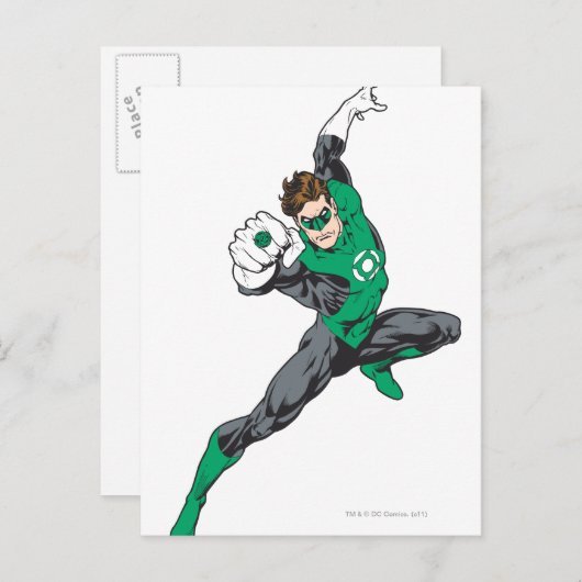Neue grüne Lantern 7 Postkarte (Vorne/Hinten)